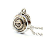Bronze Snake Urn Necklace - Moon Raven Designs
