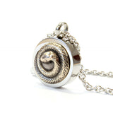 Bronze Snake Urn Necklace - Moon Raven Designs