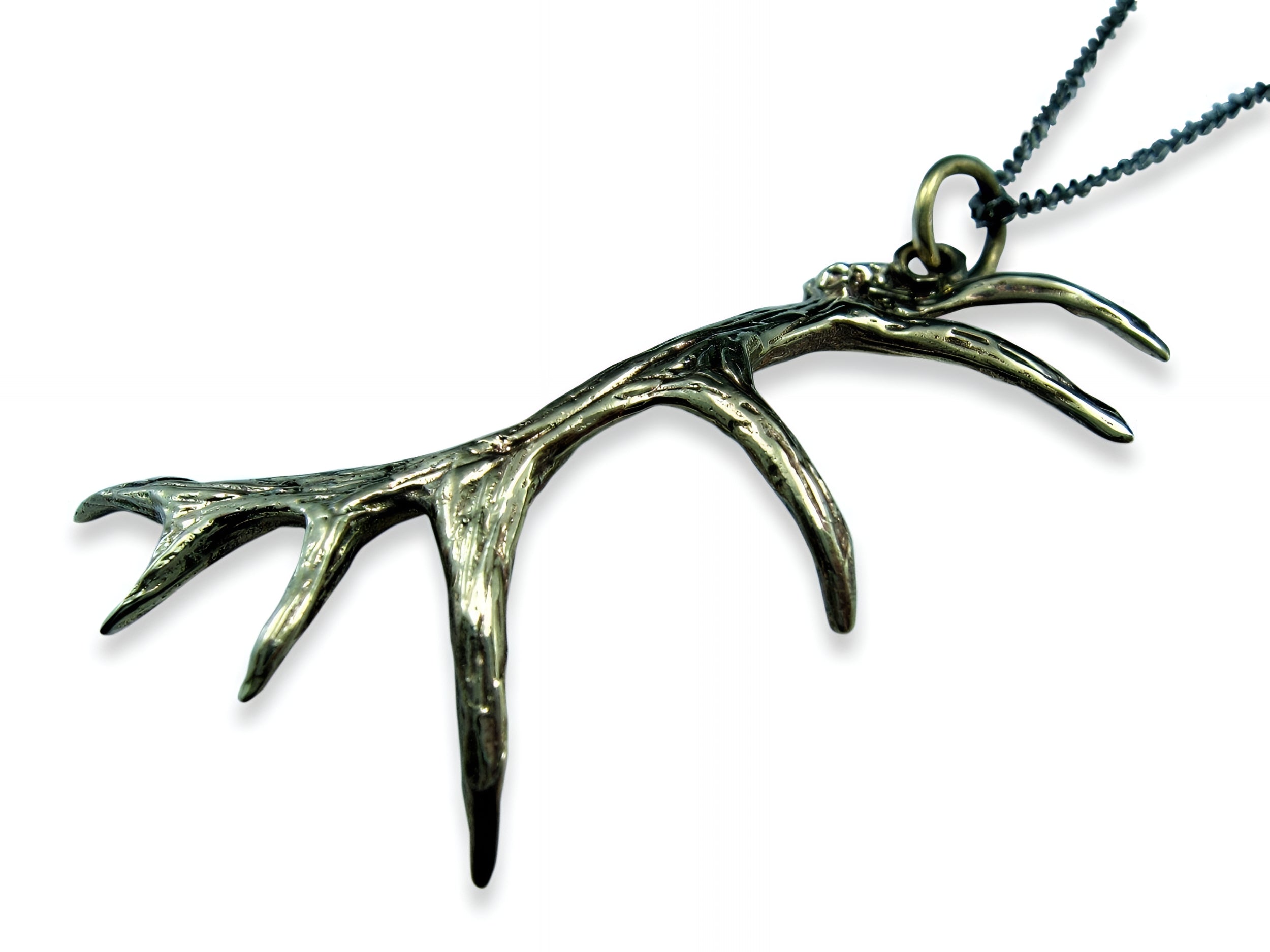 Elk Antler Necklace - Moon Raven Designs