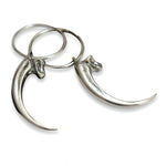Eagle Talon Hoop Earrings - Moon Raven Designs
