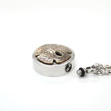 Sand Dollar Urn Necklace Cremation Urn - Moon Raven Designs