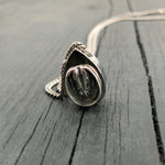 Barefoot Horse Hoof Cremation Ash Urn Pendant Necklace - Bronze and Stainless Steel - Custom Engraved Personalised Equine Bereavement Gift