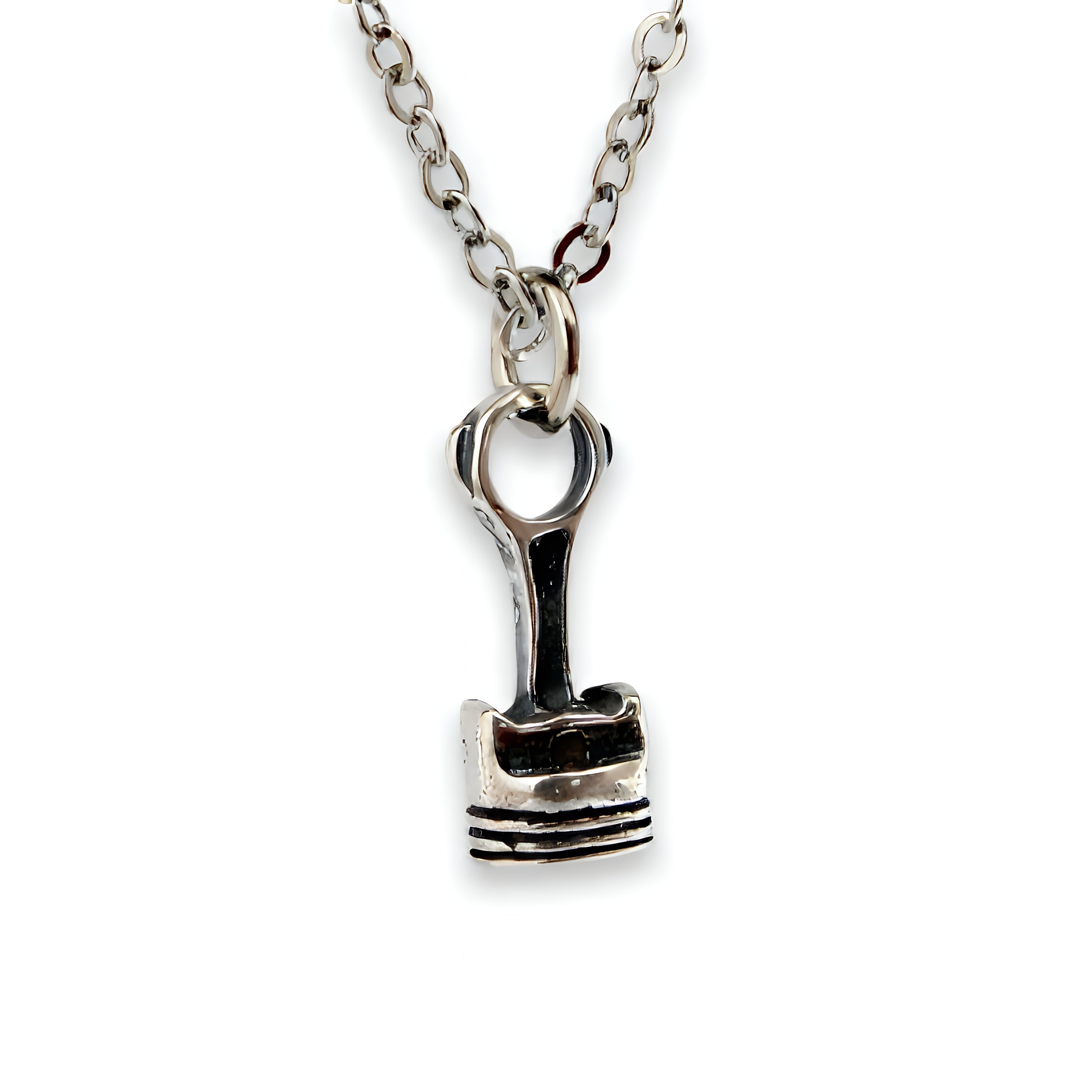Piston and Rod Pendant Necklace - Moon Raven Designs