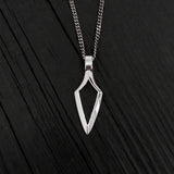 Sterling Silver 3D Pierced Broadhead Pendant | Unique Bow-Hunting Gift | Handmade Hunter Jewelry - Unisex Gift