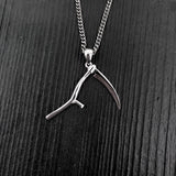 Grim Reaper Scythe Pendant Necklace in Solid 925 Sterling Silver - Unisex Jewelry Gift - Multiple Chain Lengths