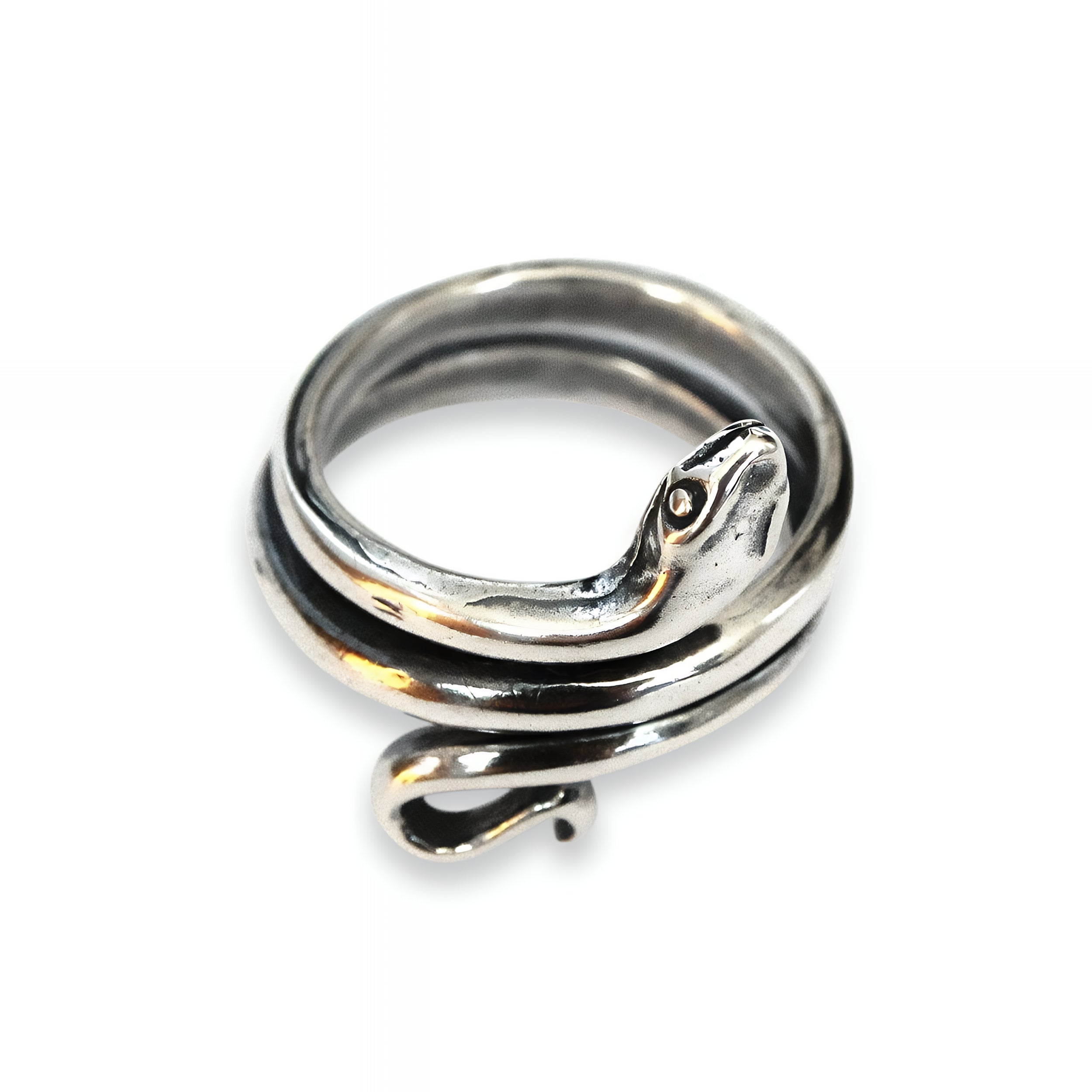 Cleopatra's Silver Snake - Moon Raven Designs