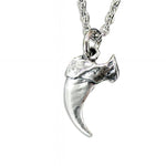 Domestic House Cat Claw Charm Necklace Solid Sterling Silver Pet Kitty Claw - Moon Raven Designs