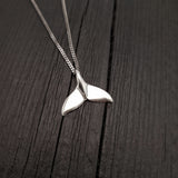 Humpback Whale Fluke Necklace Whale Tail Pendant - Moon Raven Designs