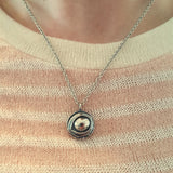 Eye of the Raven Protection Amulet Necklace - Moon Raven Designs
