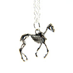 Horse Skeleton Necklace - Moon Raven Designs