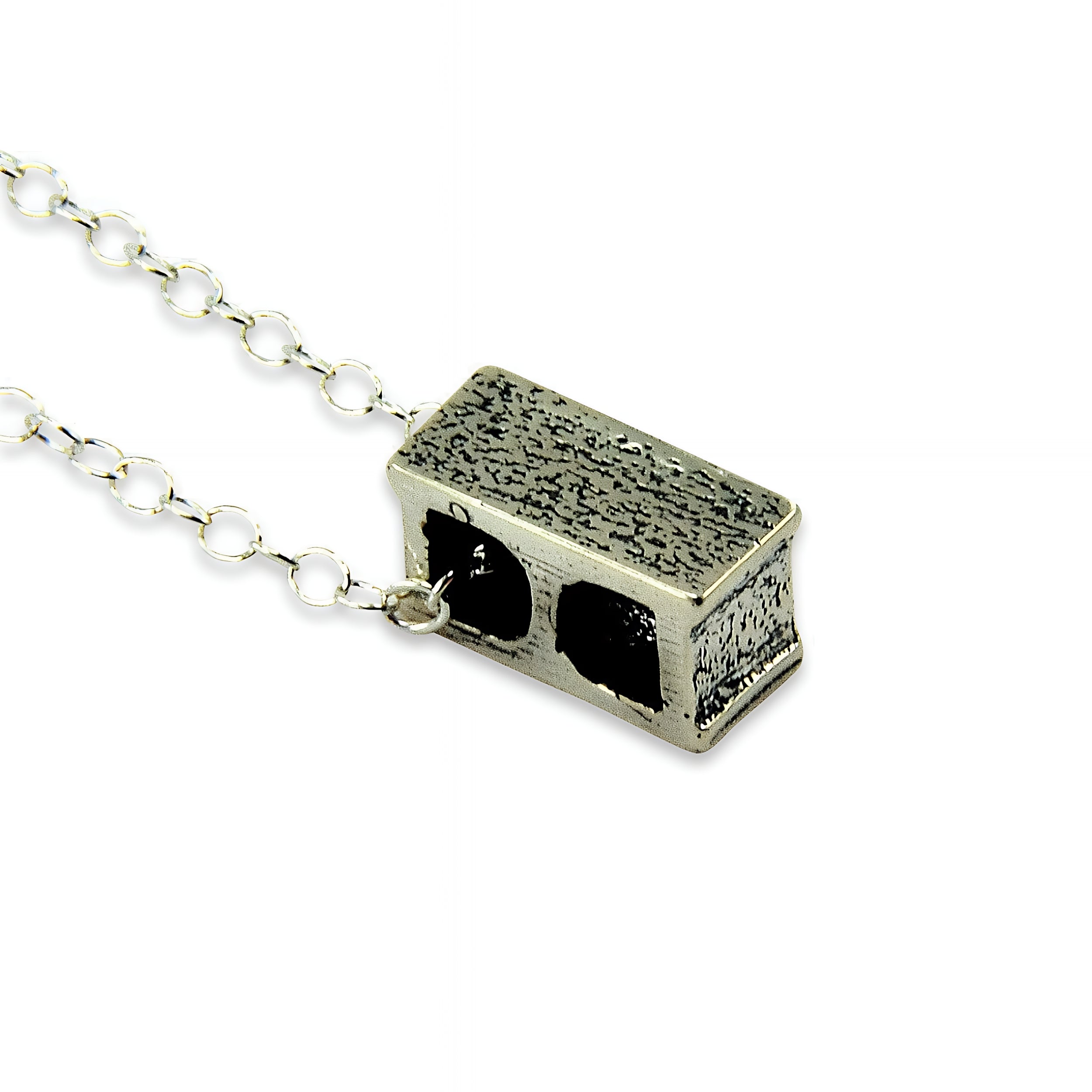 Cinder Block Necklace - Moon Raven Designs