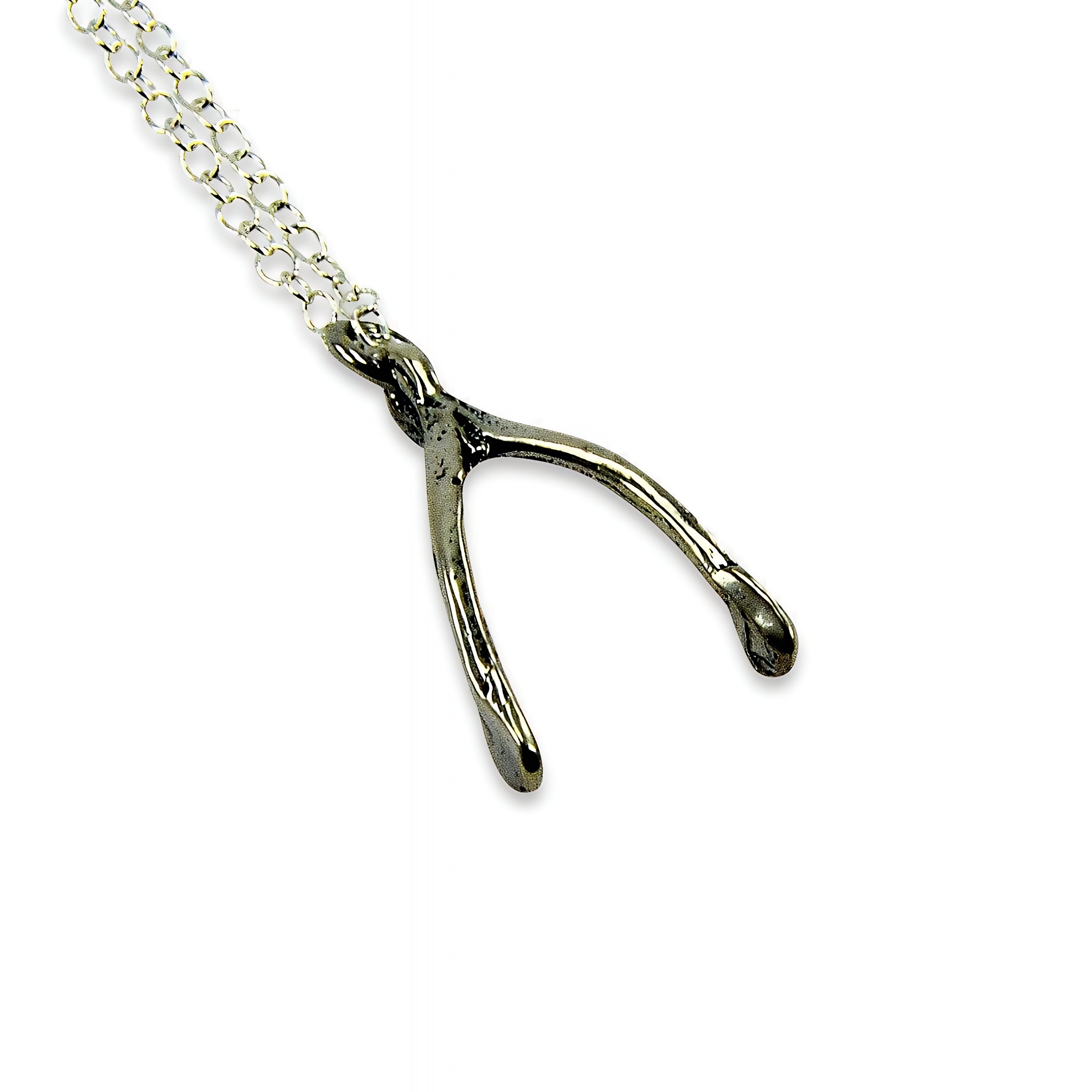 Small Wish Bone Necklace - Moon Raven Designs