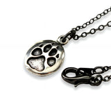 Wolf Track Necklace - Moon Raven Designs