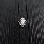Horse Skull Ring - Solid Hand Cast Silver Plated Bronze - Oxidised Finish - Sizes 5 to 11 Available - Rare Unique Gift for Him or Her