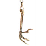 Raven Claw Necklace Crow Claw Necklace Bird Claw Pendant Necklace - Moon Raven Designs