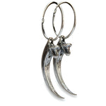 Eagle Talon Hoop Earrings - Moon Raven Designs