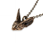 Fennec Fox Head Pendant Necklace - Moon Raven Designs