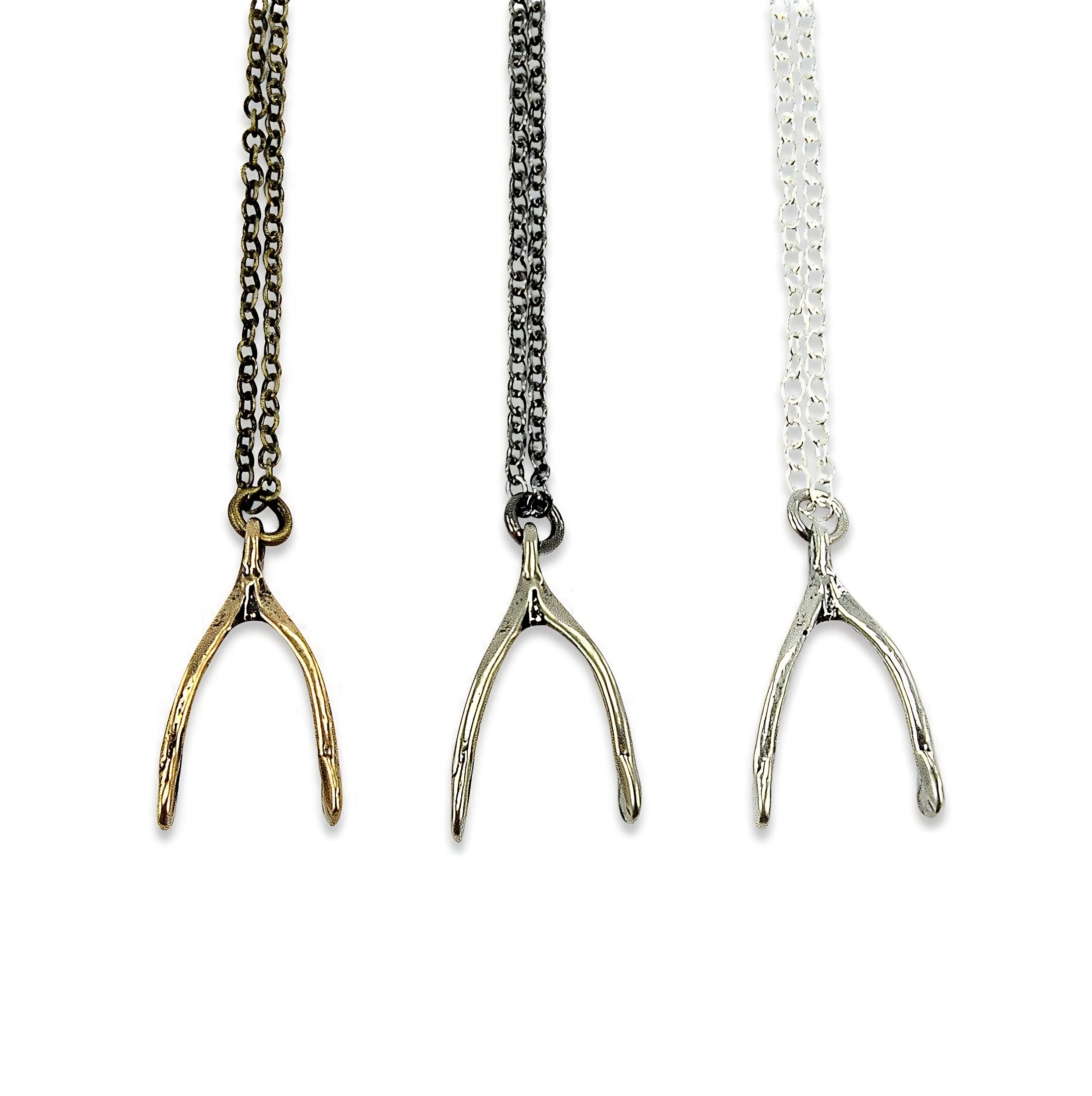 Small Wish Bone Necklace - Moon Raven Designs