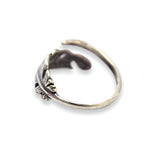 Silver Long Quilled Feather - Moon Raven Designs