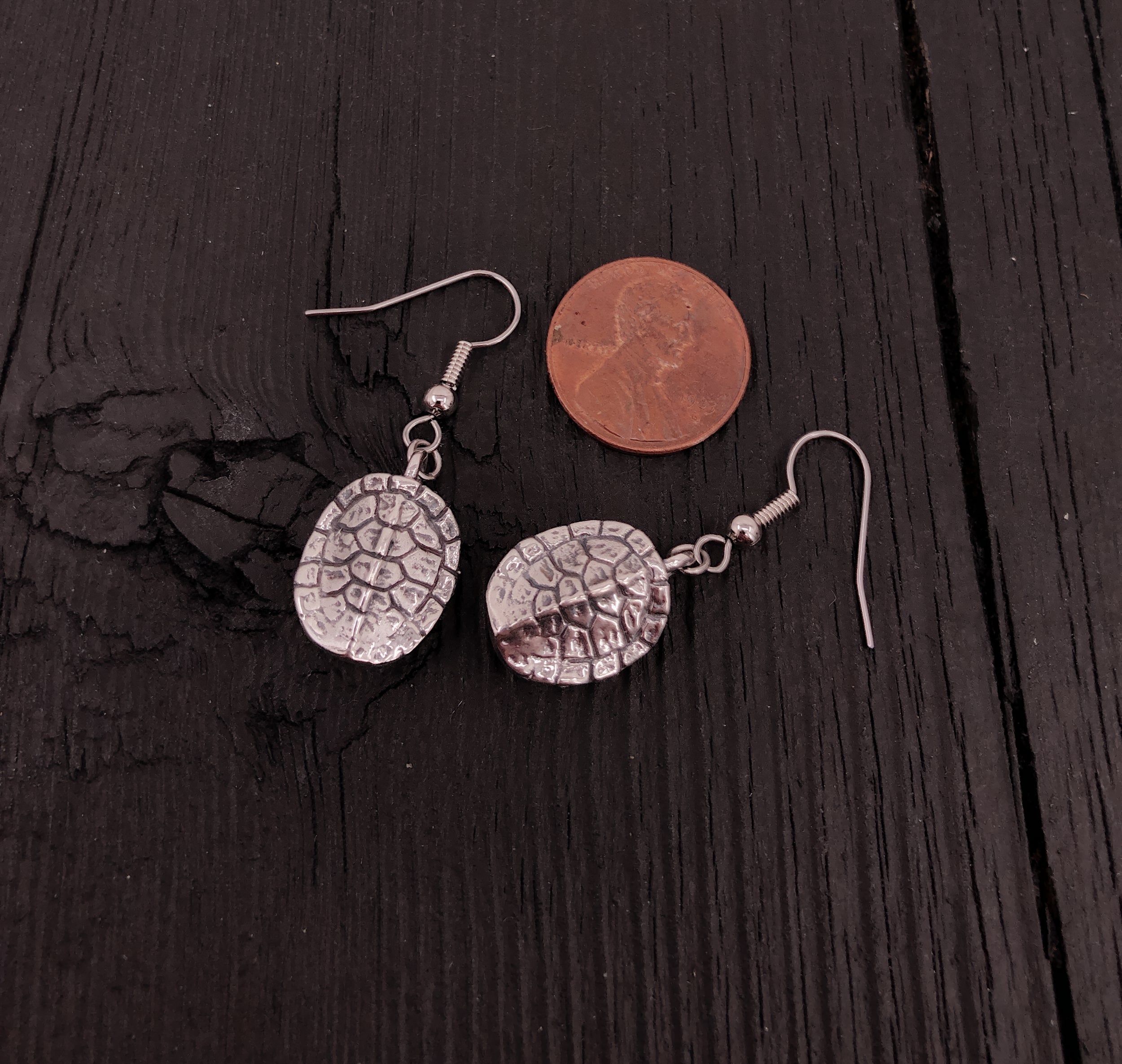 Penny by elegant silver earrings | Moon Raven
