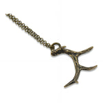 Deer Antler Necklace - Moon Raven Designs
