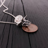 Saber Tooth Cat Skull Necklace