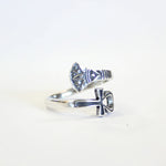 Silver Ankh Ring Egyptian Ring - Moon Raven Designs