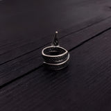 Silver Raven Skull Wrap Ring Sizes 4 to 13 Solid Hand Cast Silver Plated Bronze - Moon Raven Designs