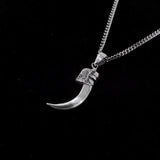 3D Life-Size Sterling Silver Kestrel Falcon Talon Pendant Handcrafted Sparrowhawk Claw Necklace Unique Gift for Raptor Lovers
