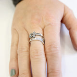 Silver Ankh Ring Egyptian Ring - Moon Raven Designs