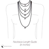 Viper Snake Pendant Necklace - Solid Hand Cast Sterling Silver - Polished Oxidized Finish - Multiple Chain Lengths - Serpent Jewelry