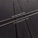 Hypoallergenic Stainless Steel Guillotine Charm Pendant Necklace