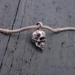 Human Skull Cremation Ash Urn Bracelet Charm - Moon Raven Designs