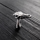 Horse Skull Ring - Unique Statement Silver Plated Ring With Fine Detail