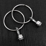Piston And Rod Hoop Earrings - Moon Raven Designs