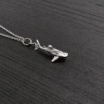 Tiny Whale Shark Earrings - Solid 925 Sterling Silver - Moon Raven Designs