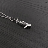 Tiny Whale Shark Earrings - Solid 925 Sterling Silver - Moon Raven Designs