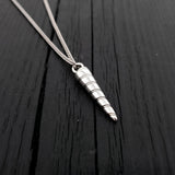 Unicorn Horn Cremation Necklace – Sterling Silver Memorial