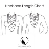 Wish Bone Necklace - Handcrafted Oxidized Silver Pendant by Moon Raven Designs