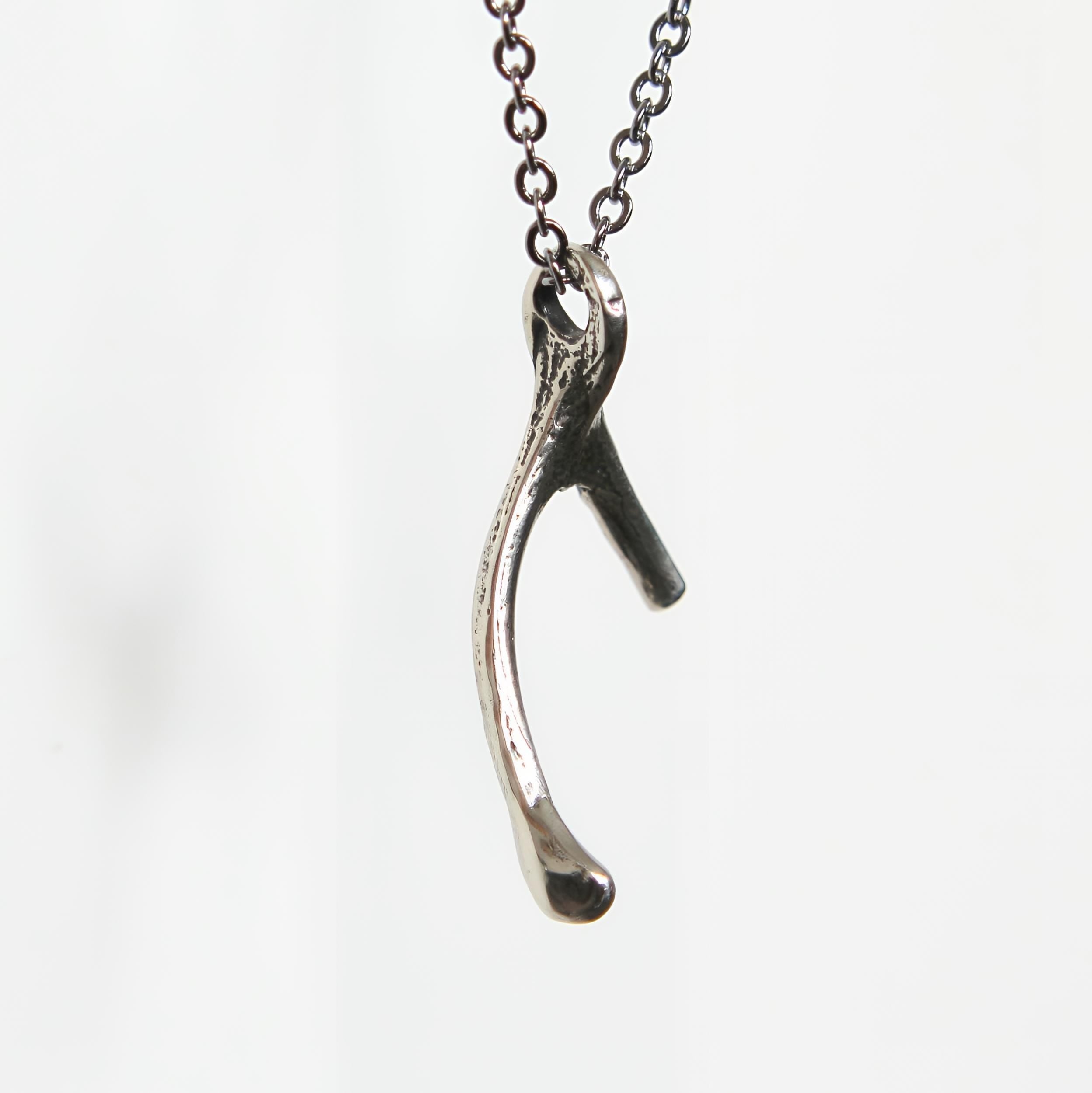 Small Wish Bone Necklace - Moon Raven Designs