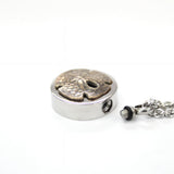 Sand Dollar Cremation Necklace – Nautical Memorial Urn Pendant