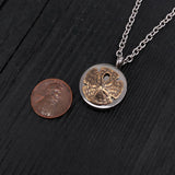 Sand Dollar Cremation Necklace – Nautical Memorial Urn Pendant