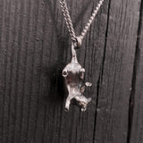 Baby Possum Pendant Sterling Silver Necklace – Unique Animal Jewelry Gift