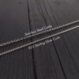 Grizzly Bear Necklace - Sterling Silver Skull Pendant with Oxidized Finish