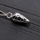 Vulture Skull Necklace – Bird Skull Pendant With Ossicle Detail Jewelry