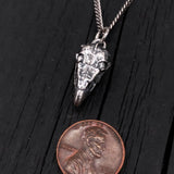 Vulture Skull Necklace – Bird Skull Pendant With Ossicle Detail Jewelry