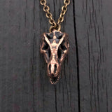 Bronze Chainsaw Necklace - Hand Carved Solid Bronze Pendant Jewelry