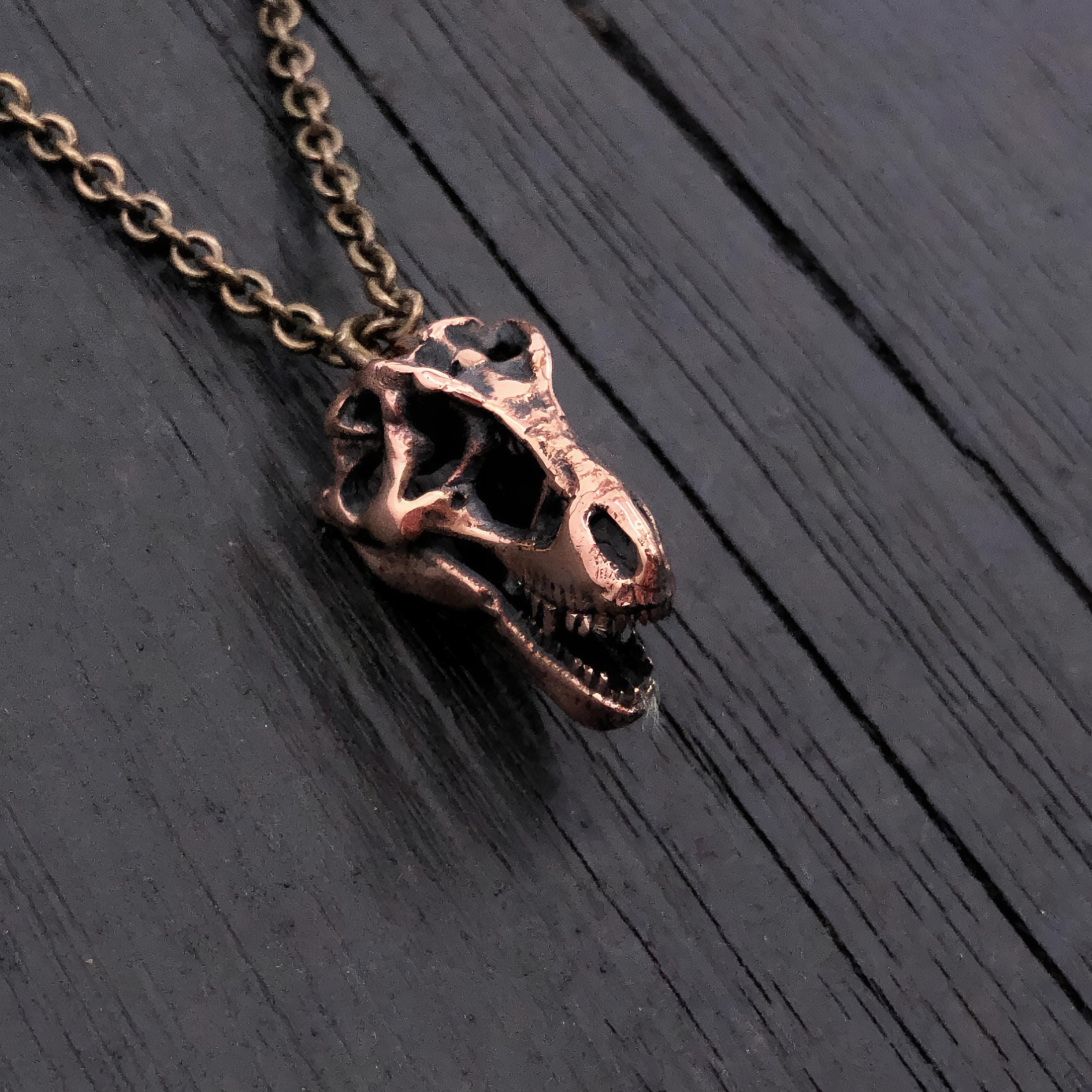 Solid Bronze Chainsaw Necklace Chainsaw Charm Necklace