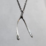 Wishbone Necklace Large - Sterling Silver