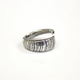 Ram Horn Ring – Artisan Crafted Bronze Ring With Natural Texture & Leadership Jewelry